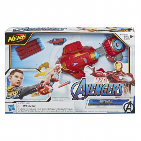 NERF Power Moves Marvel Avengers Iron Man Rękawica